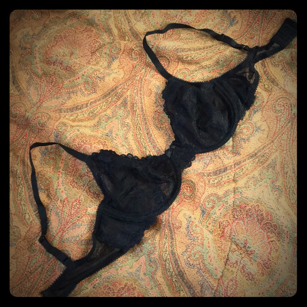 Apt 9 Lace Soft Cup Black Bra